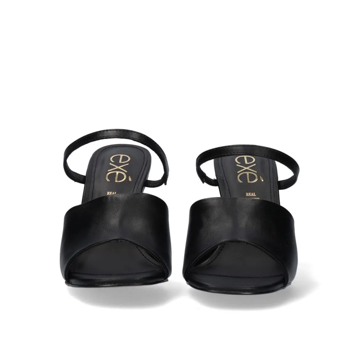 Sandalia De Salto Alto Maggie-865 Strass Preta