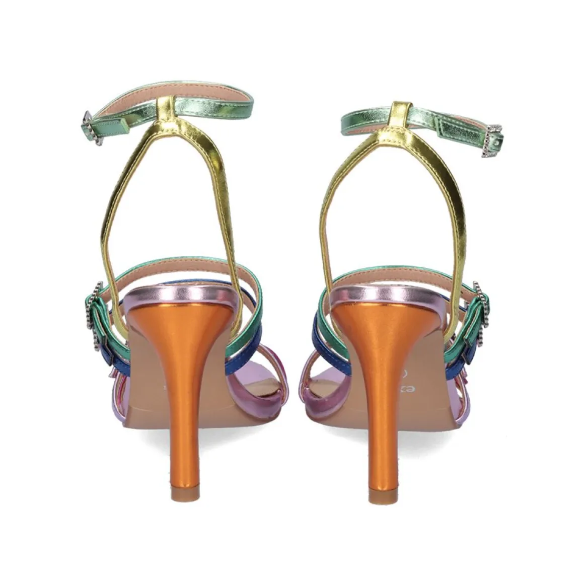 Sandalia De Salto Alto Rebeca-313 Multicolor