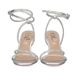 Sandalia De Salto Alto Victoria-360 Prata