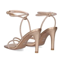 Sandalia De Salto Alto Victoria-360 Ouro Rosa