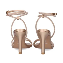 Sandalia De Salto Alto Victoria-360 Ouro Rosa
