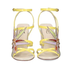 Sandalia De Salto Amarelo 23V Dominic-539