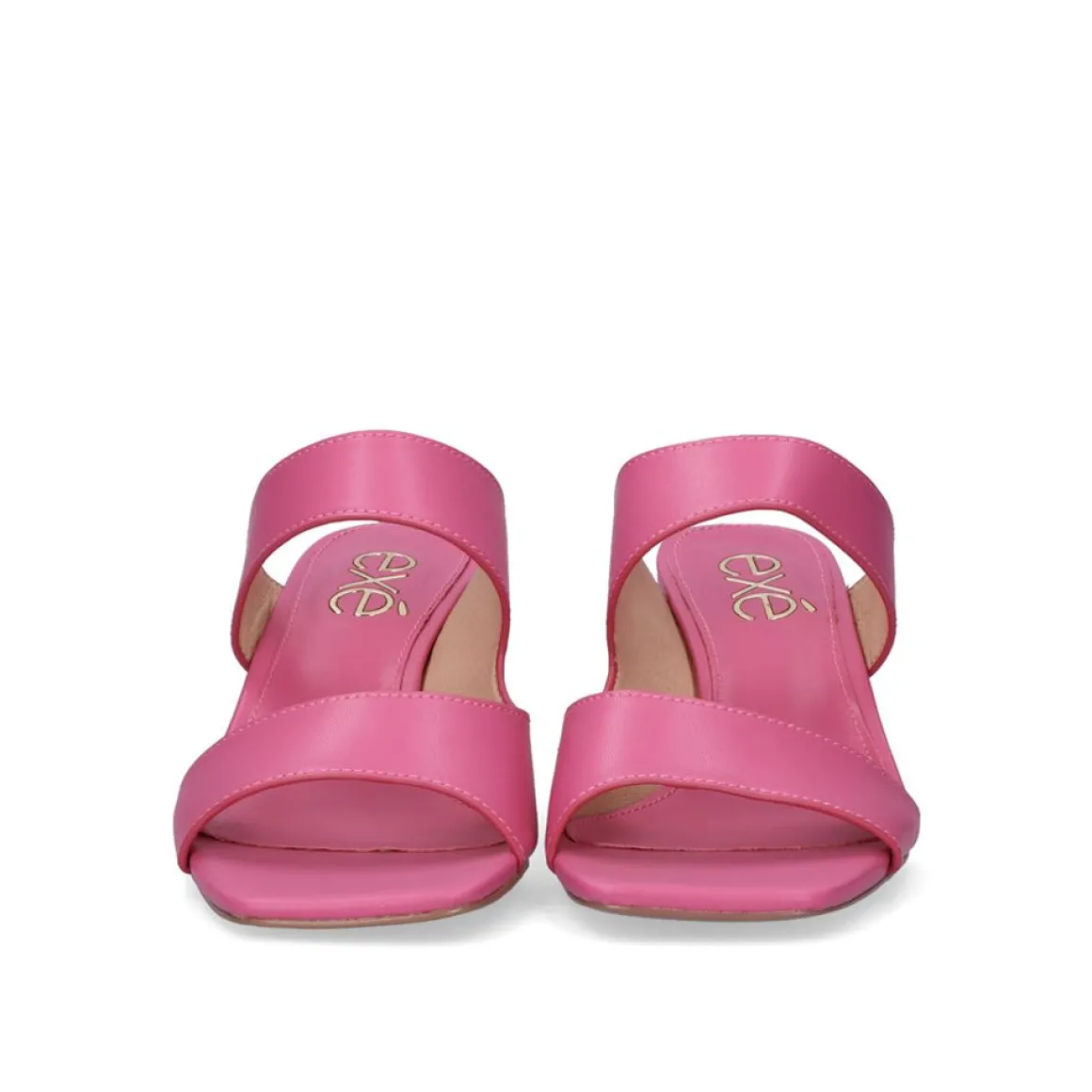 Sandalia De Salto Baixo Brenda-105 Rosa