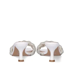 Sandalia De Salto Baixo Jennifer-040 Branco