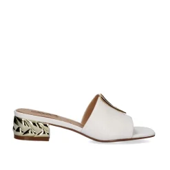 Sandalia De Salto Baixo Katy-811 Branco