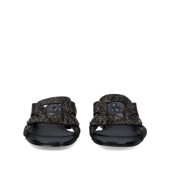 Sandalia De Salto Baixo Katy-232 Preta