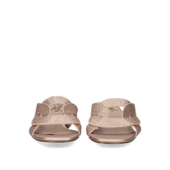 Sandalia De Salto Baixo Katy-232 Champanhe