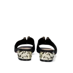 Sandalia De Salto Baixo Katy-811 Preto