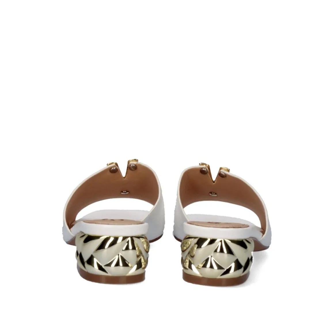 Sandalia De Salto Baixo Katy-811 Branco