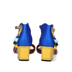 Sandalia De Salto Baixo Luisa-310 Rosa