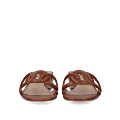 Sandalia De Salto Baixo 23V Katy-807 Tan