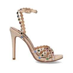 Sandalia De Salto Com Pulseira Multicolor Silvia-623