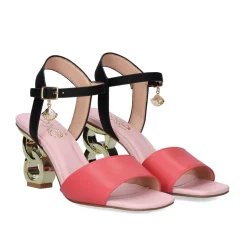 Sandalia De Salto Exe Lilian-177 Preta