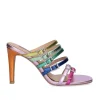Sandalia De Salto Exe Victoria -343 Metalic Multicolor