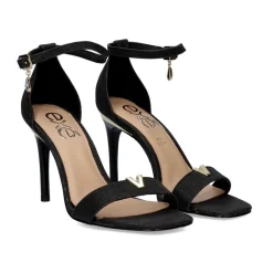 Sandalia De Salto Medio Nicole-311 Preto