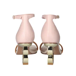 Sandalia De Salto Novo Lilian-055 Nude