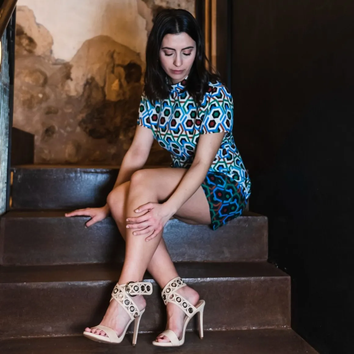 Sandalia De Salto Silvia-224 Nude