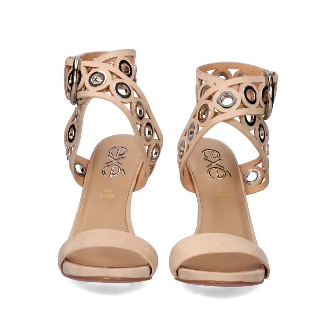 Sandalia De Salto Silvia-224 Nude