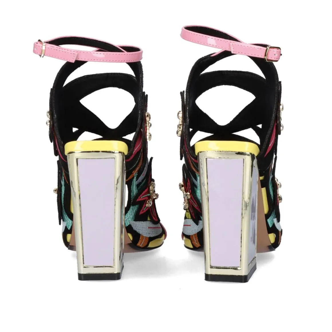 Sandalia De Salto 23V Dominic-540 Preto