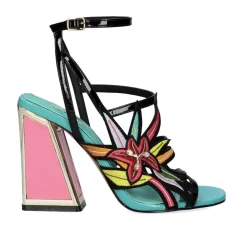 Sandalia De Salto 23V Exe Dominic-539 Preto