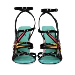 Sandalia De Salto 23V Exe Dominic-539 Preto