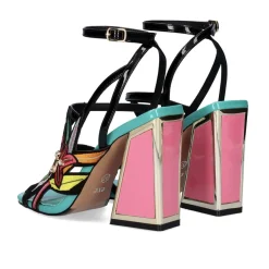 Sandalia De Salto 23V Exe Dominic-539 Preto