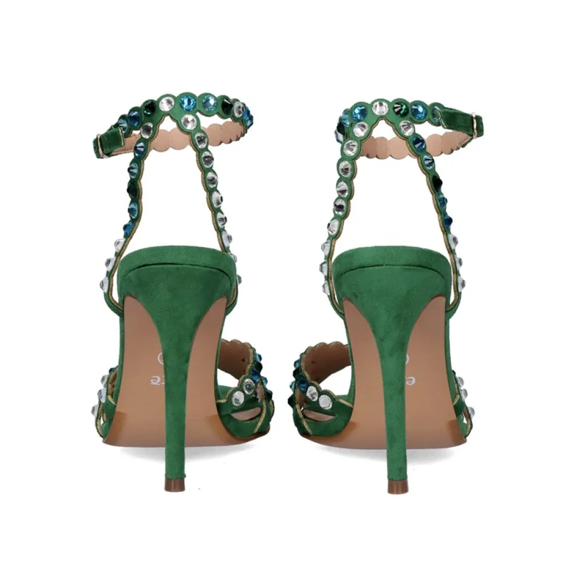 Sandalia De Salto 23V Exe Jenny-913 Verde