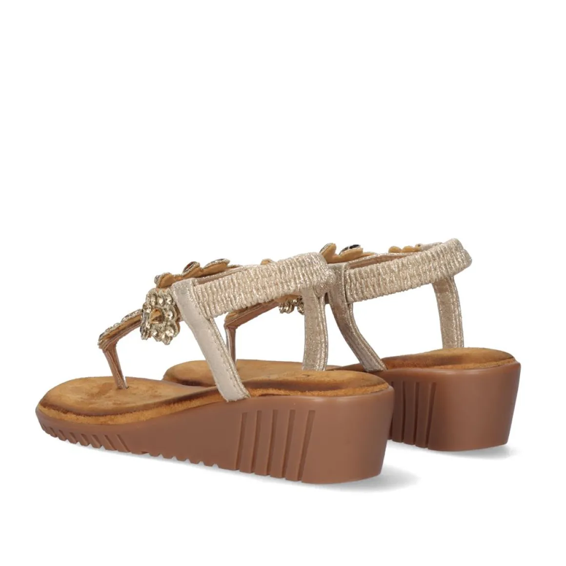 Sandalia Exe Confort 721-Ex21 Dourado