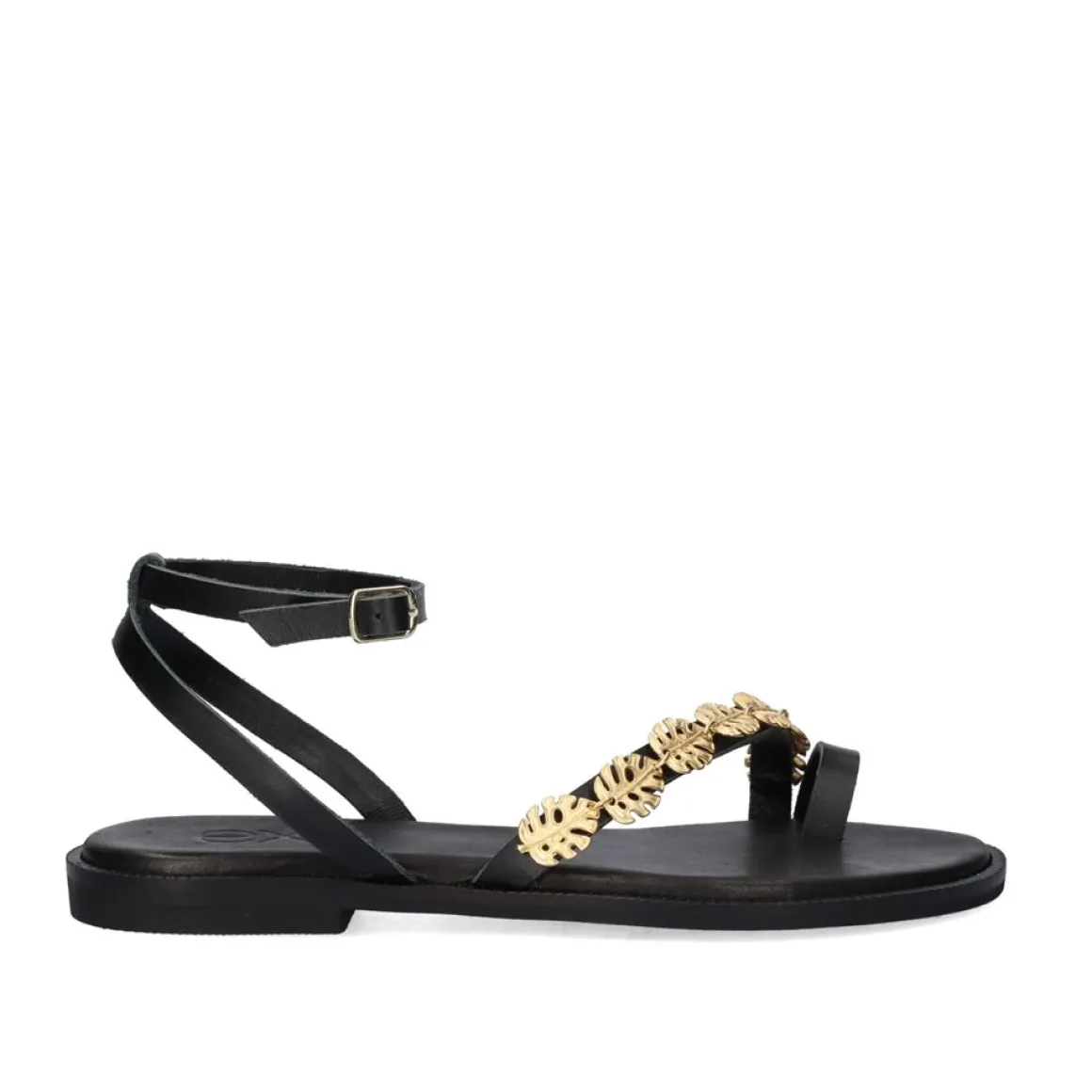 Sandalia Plana 637 Alicante Preto