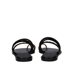 Sandalia Plana 851 Chios Leopar Preto