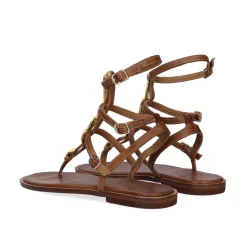 Sandalia Plana 679 Chios Marrom