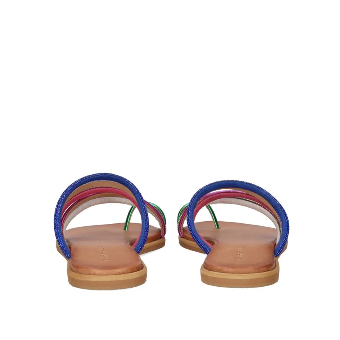 Sandalia Plana 618 Loris Azul