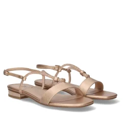 Sandalia Plana Amelia-495 Ouro Rosa