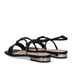 Sandalia Plana Amelia-495 Pewter