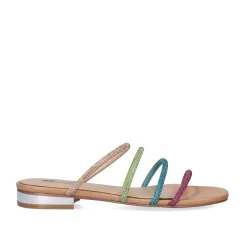 Sandalia Plana Amelia-669 Strass Multicolor