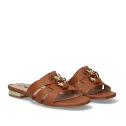 Sandalia Plana Amelia-641 Tan
