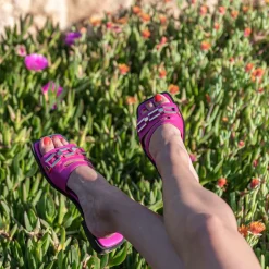 Sandalia Plana Annie-220 Fuxia