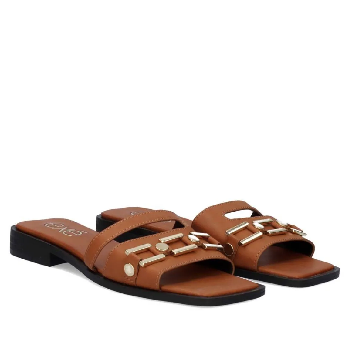 Sandalia Plana Annie-220 Marrom