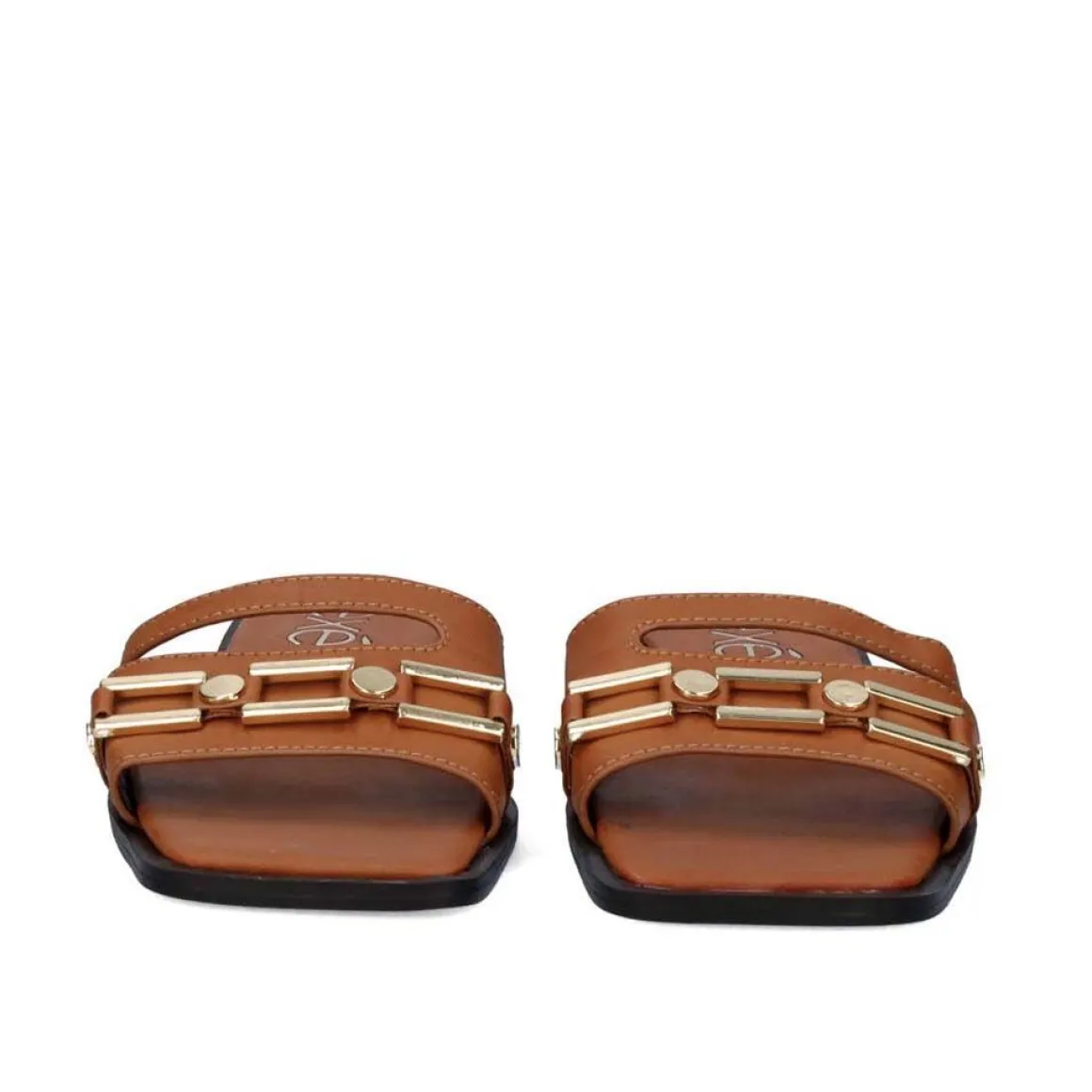 Sandalia Plana Annie-220 Marrom