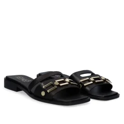 Sandalia Plana Annie-220 Preto