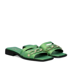 Sandalia Plana Annie-220 Verde