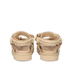 Sandalia Plana Daphne-780 Bege