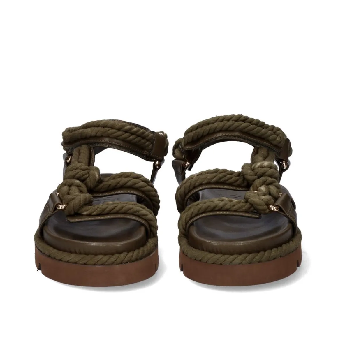 Sandalia Plana Daphne-780 Khaki