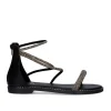 Sandalia Plana Exe P3375-76 Preto