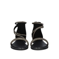Sandalia Plana Exe P3375-76 Preto