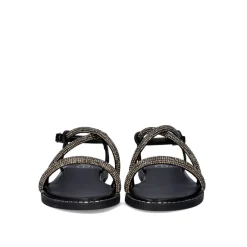 Sandalia Plana Exe P3375-77 Preto