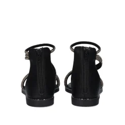 Sandalia Plana Exe P3375-76 Preto