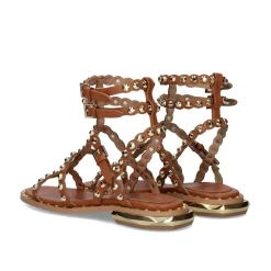 Sandalia Plana Exe Vf2056-2 Tan