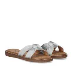 Sandalia Plana Exe Zf1982-E1 Prata