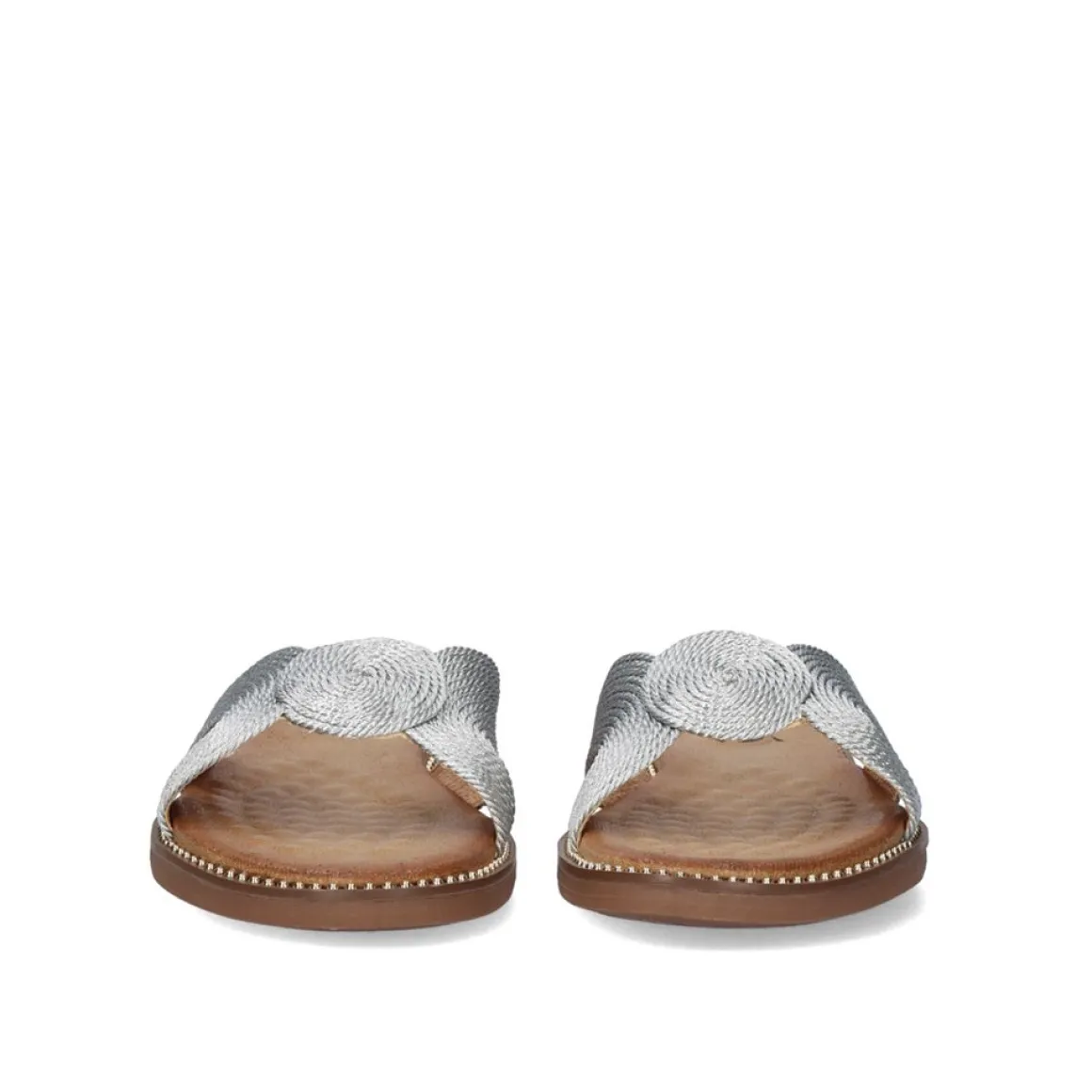 Sandalia Plana Exe Zf1982-E1 Prata